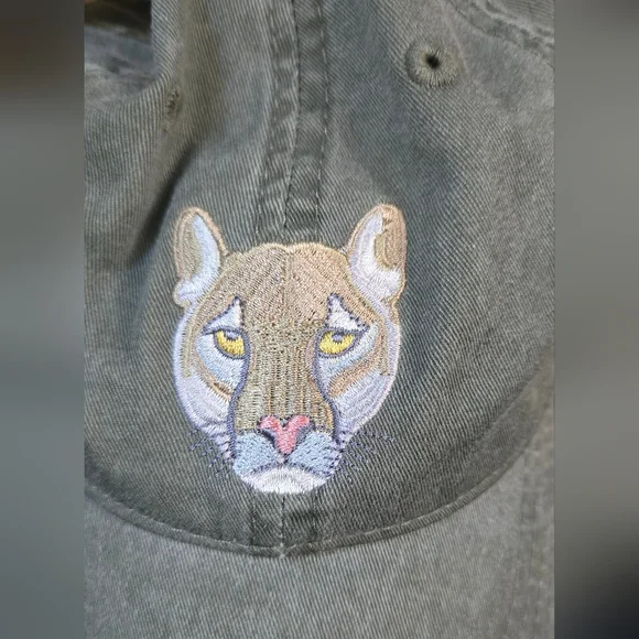 Grand Canyon Olive Cap with Embroidered mountain Lion NWT - Picture 7 of 7